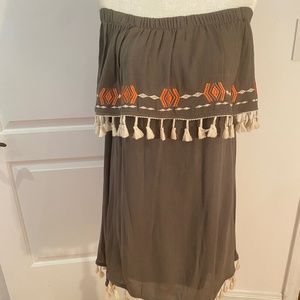 Mi a Mi Off Shoulder Dress